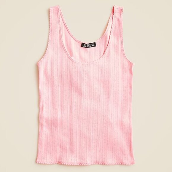 J. Crew Pointelle tank top Size XS - Picture 1 of 7